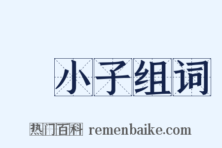 窮小子组词是什么意思的图片